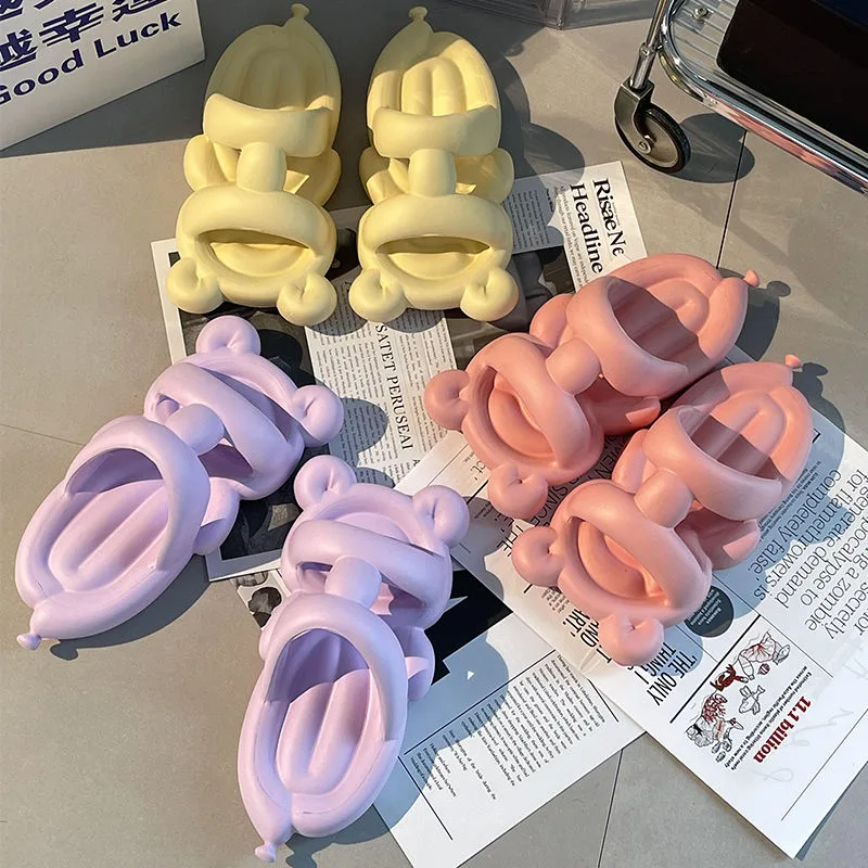 Bubslide™ Balloon Bear Bubble Slippers