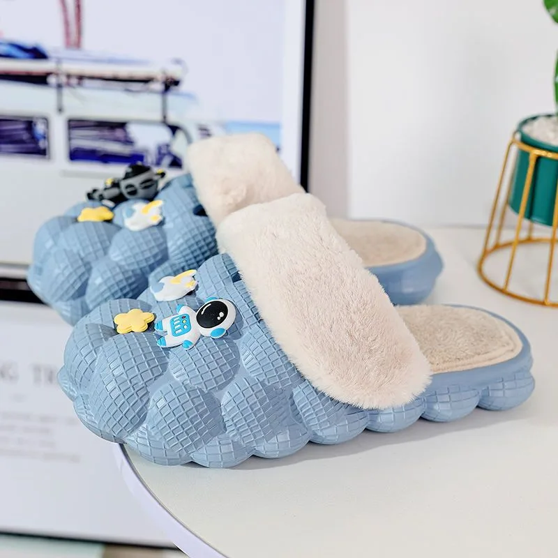 Bubslide™ Fluffy Fun Charms Bubble Slides with Fur