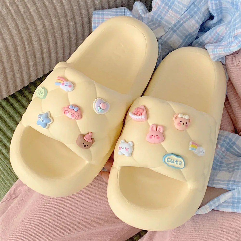 Bubslide™ Cartoon Bread Bubble Slippers - Image 11