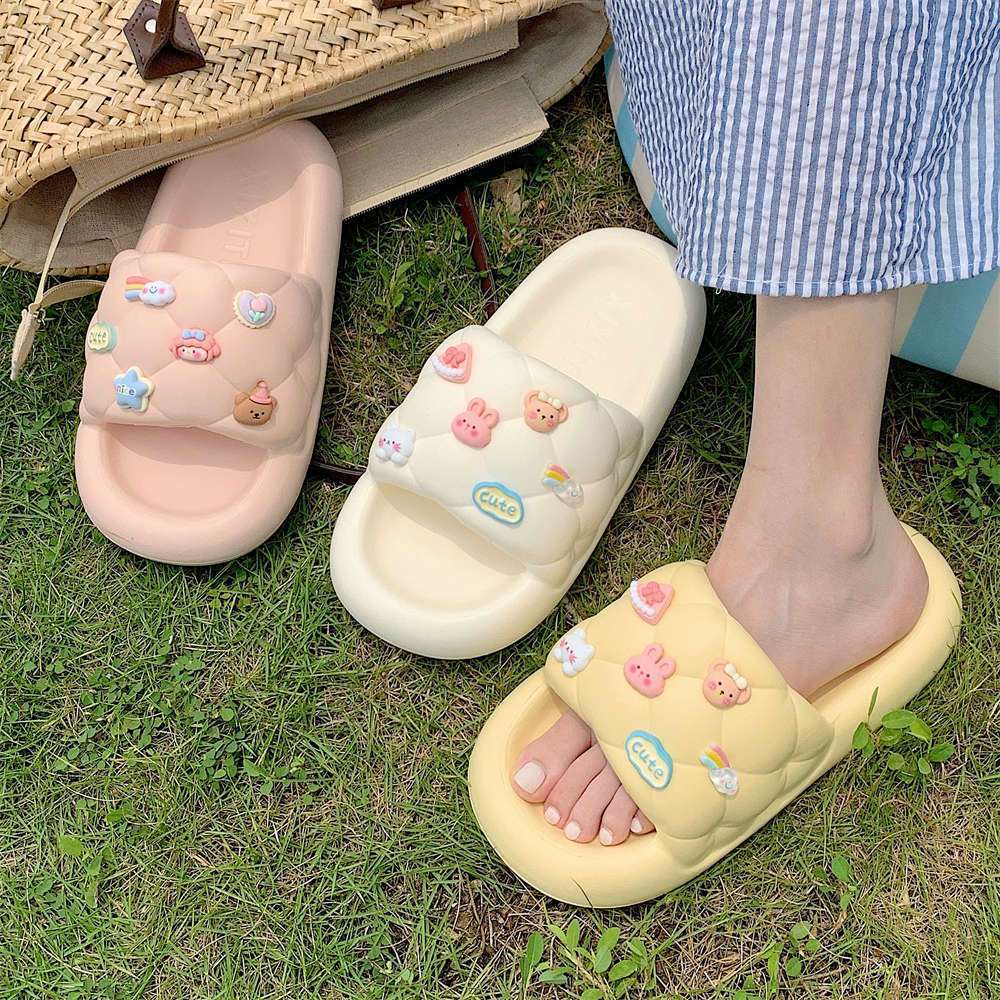Bubslide™ Cartoon Bread Bubble Slippers - Image 3
