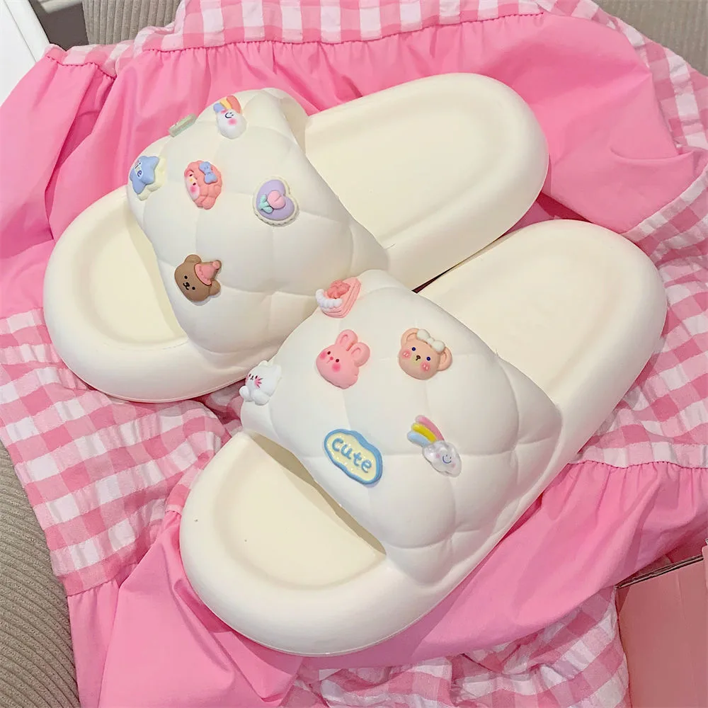 Bubslide™ Cartoon Bread Bubble Slippers - Image 4