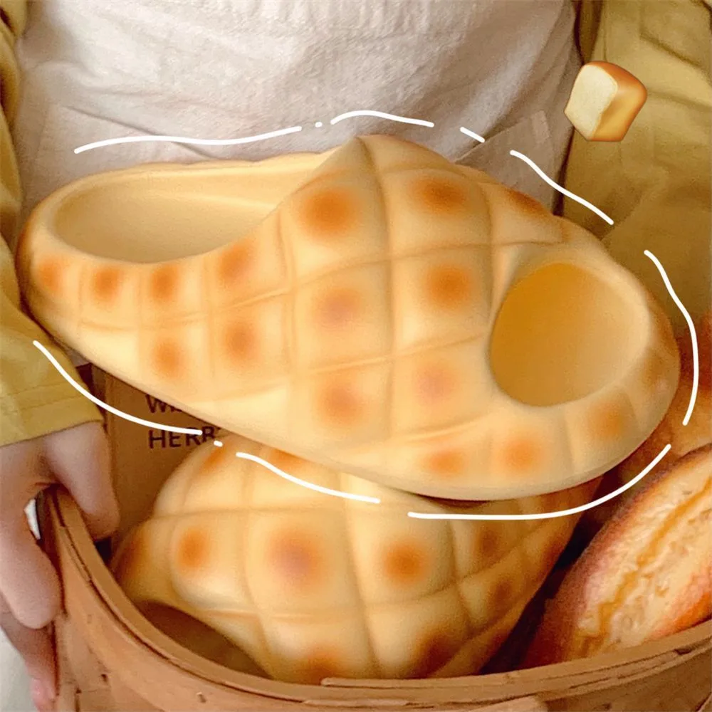 Bubslide™ Creative Pineapple Bread Bubble Slippers - Image 6