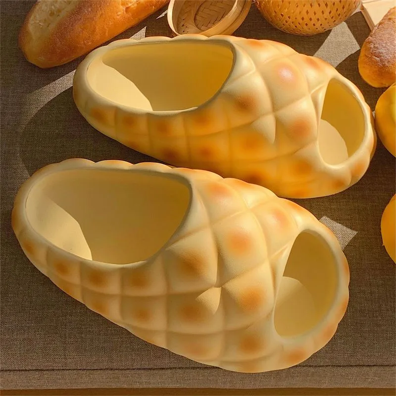 Bubslide™ Creative Pineapple Bread Bubble Slippers - Image 8